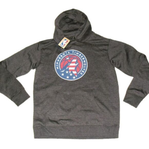 Minnesota Timberwolves Stars Stripes Mens Fanatics Hoodie Sweatshirt sz. Medium - Picture 1 of 4